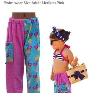Paradise Pink Flamingo Women's Swim Coverup Pants
